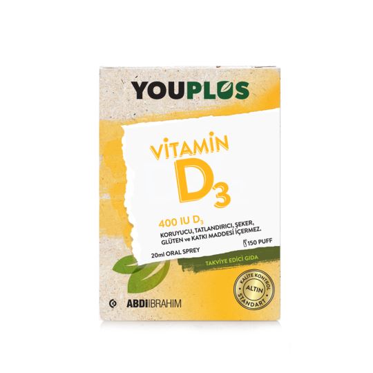 Youplus Vitamin D3 400 IU 20 ml Oral Damla