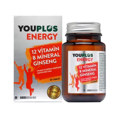 Youplus Energy 12 Vitamin 8 Mineral Ginseng 30 Tablet