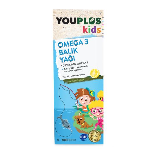 Youplus Kids Omega 3 150 ml Balık Yağı