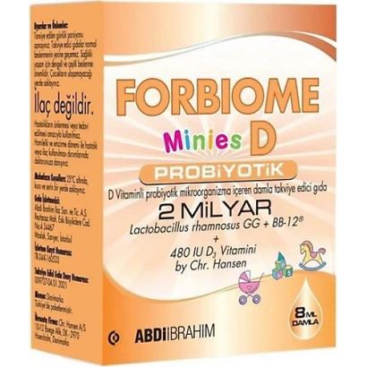 Forbiome Minies D Probiyotik Damla 8 ml