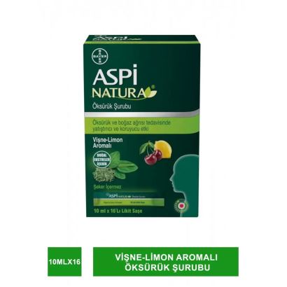 Aspinatura Öksürük Şurubu 16 Saşe 10 ml