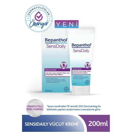 Bepanthol Sensidaily Vücut Kremi 200 ml