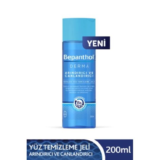 Bepanthol Derma Arındırıcı Canlandırıcı Günlük Yüz Temizleme Jeli 200Ml