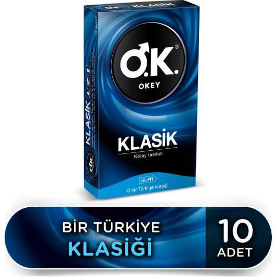 Okey Klasik Prezervatif 10 Adet