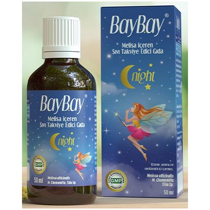 Baybay Night Melisa Papatya İçeren Damla 50 ml Şişe