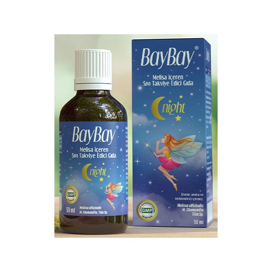 Baybay Night Melisa Papatya İçeren Damla 50 ml Şişe