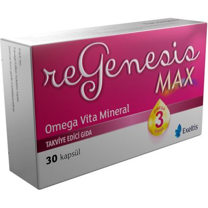 Regenesis Max Omega Vitamin Mineral 30 Kapsül