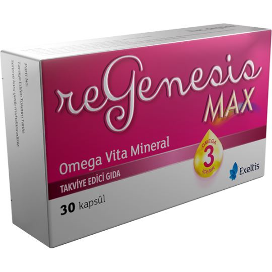 Regenesis Max Omega Vitamin Mineral 30 Kapsül