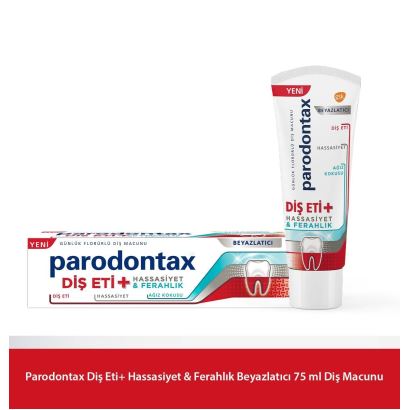 Parodontax Diş Eti Hassasiyet Ferahlık Beyazlatıcı Diş Macunu 75 ml