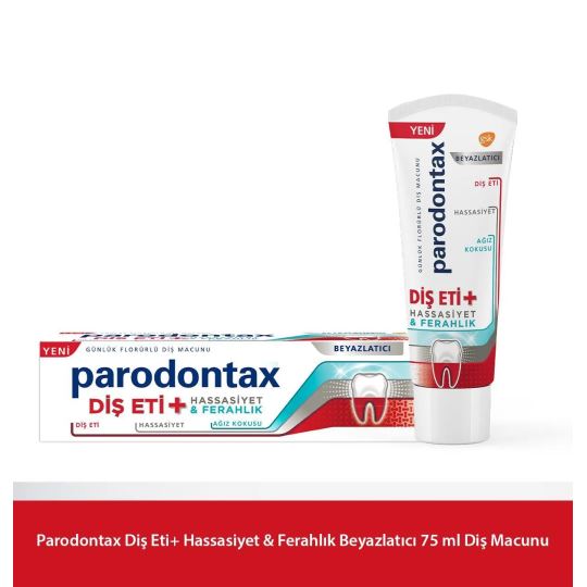 Parodontax Diş Eti Hassasiyet Ferahlık Beyazlatıcı Diş Macunu 75 ml