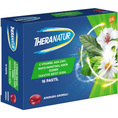 Theranatur 16 Pastil - Ahududu Aromalı