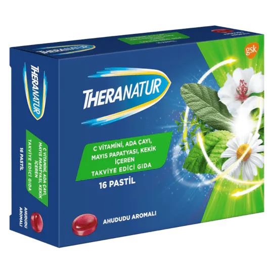 Theranatur 16 Pastil - Ahududu Aromalı