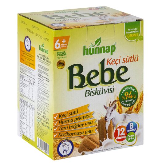 Keçi Sütlü Bebe Bisküvisi 400 gr