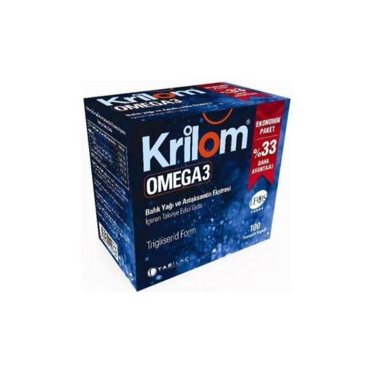 Krilom Omega3 100 Yumuşak Kapsül