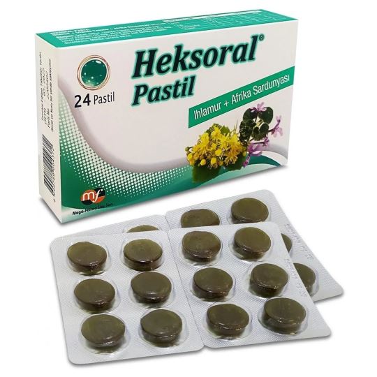 Heksoral Ihlamur + Afrika Sardunyası 24 Pastil