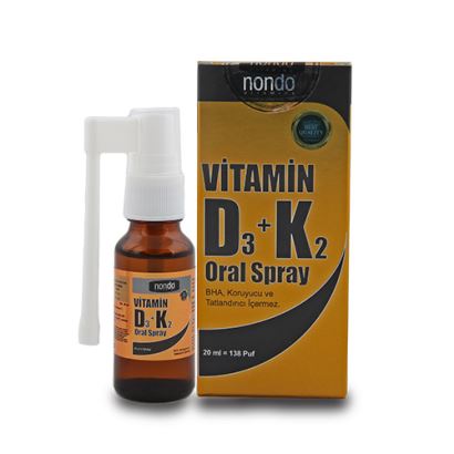 Nondo Vitamin D3k2 Sprey 20 ml