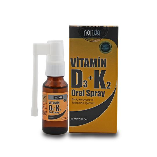 Nondo Vitamin D3k2 Sprey 20 ml