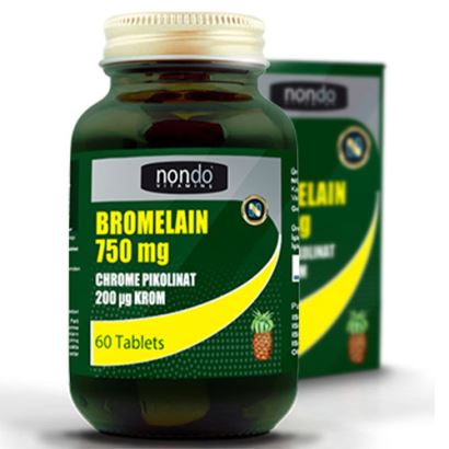 Nondo Bromelain 750 mg 60 Tablet