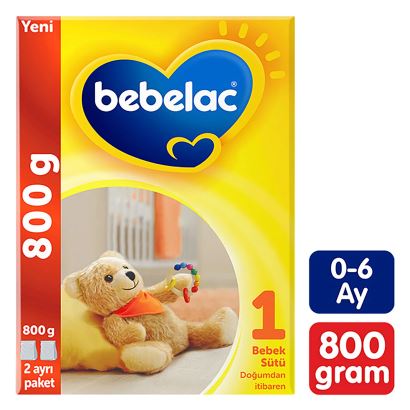 Bebelac 1 Devam Sütü 800 Gr 0-6 Ay