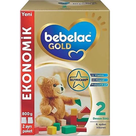 Bebelac Gold 2 Devam Sütü 6 Ay+ 800 gr