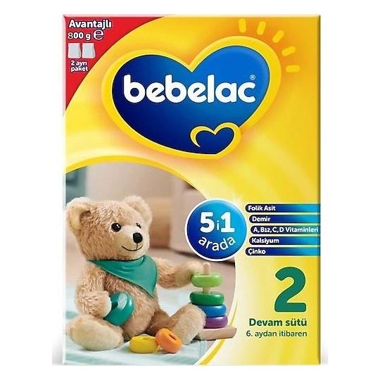 BEBELAC 2 TOZ  800 gr toz