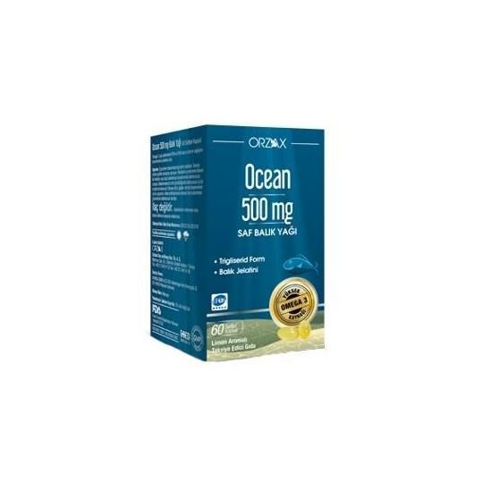 Ocean 500 Mg Omega 3 Balık Yağı 60 Kapsül