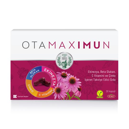 Otamaximun Beta Glukan + Çinko + C Vitamini 30 Kapsül