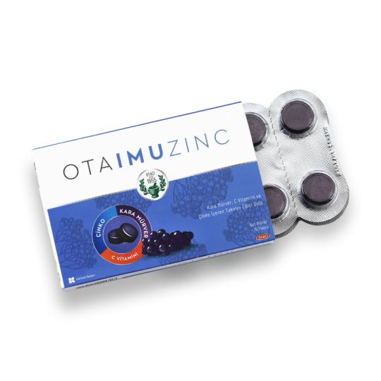 Otaimuzinc Çinko-Karamürver-C Vitamini İçeren 16 Pastil