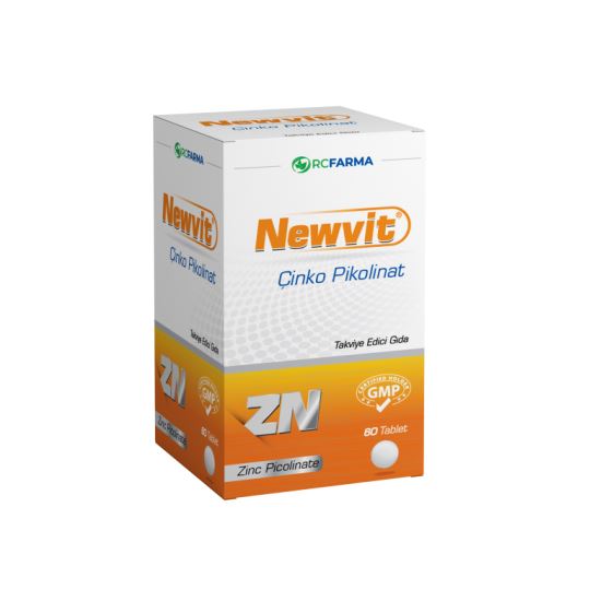 Newvit Çinko Picolinate İçeren Gıda Takviyesi 60 Tablet