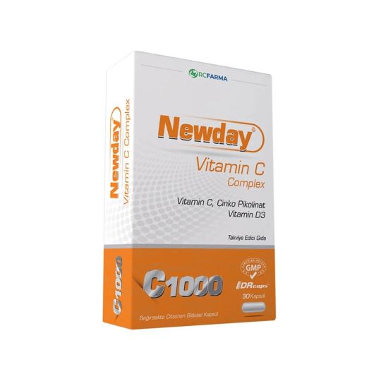 Newday Vitamin C 1000 Complex 30 Kapsül