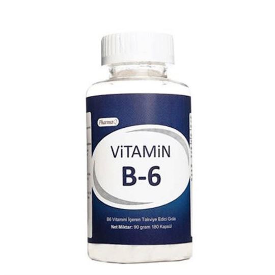 PharmaQ Vitamin B-6 180 Kapsül