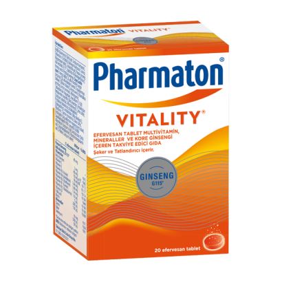 Pharmaton Vitality Efervesan 20 Tablet