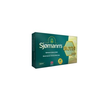 Sjomann's Biotin 30 Çiğneme Tableti