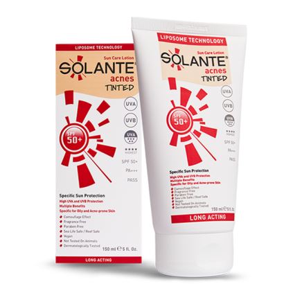 Solante Acnes Soin Solaire Lotion Tinted SPF50 150 ml