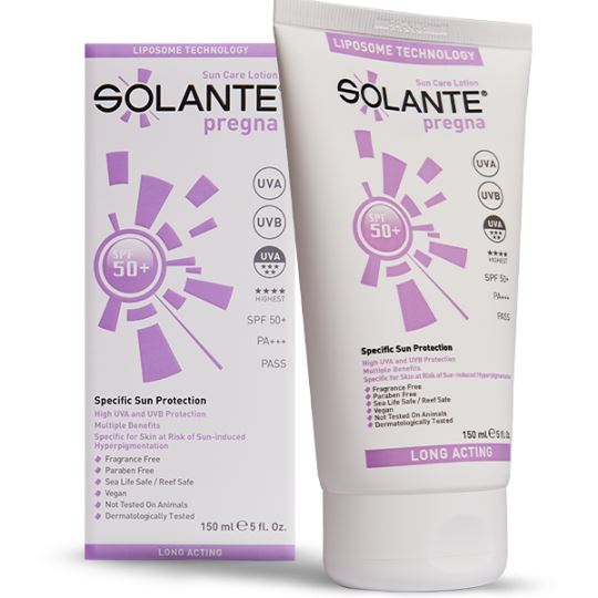 Solante Pregna Hamilelere Özel Güneş Losyonu SPF50 150 ml