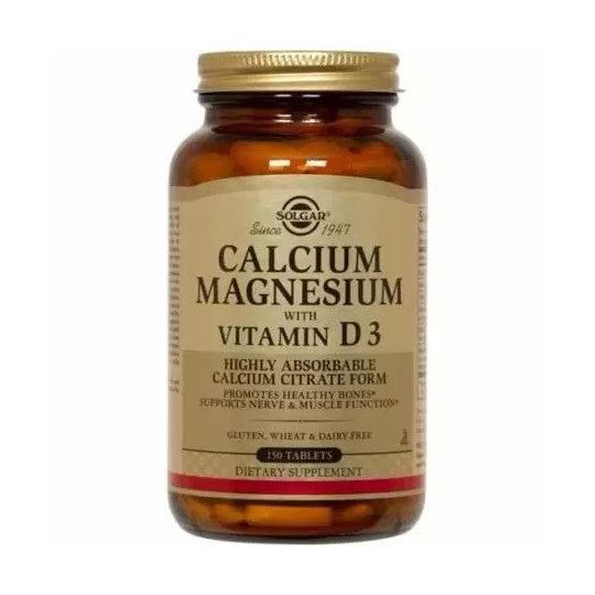 Solgar Calcium Magnesium Vitamin D3 150 Tablet