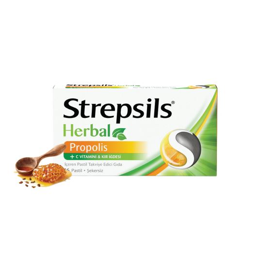 Strepsils Herbal Propolis 16 Pastil