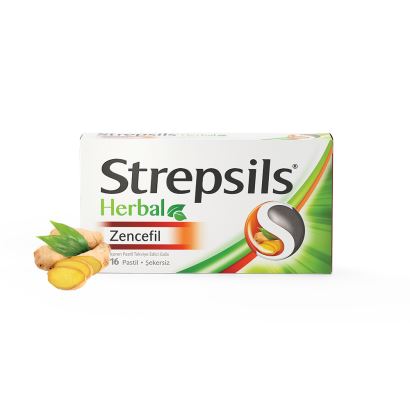 Strepsils Herbal Zencefil 16 Pastil