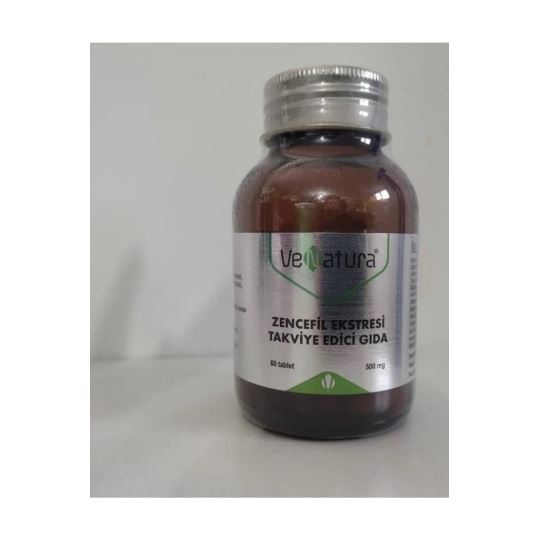 Venatura Zencefil Extresi 500mg 60 Tablet