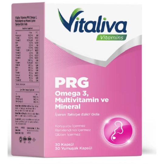 Prg Omega 3, Multivitamin Ve Mineral Içeren Takviye Edici Gıda