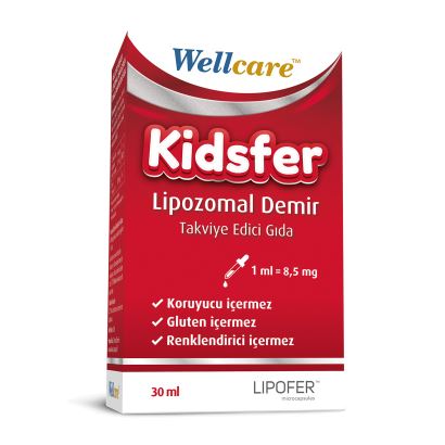 Kidsfer Lipozomal Demir Damla 30 Ml