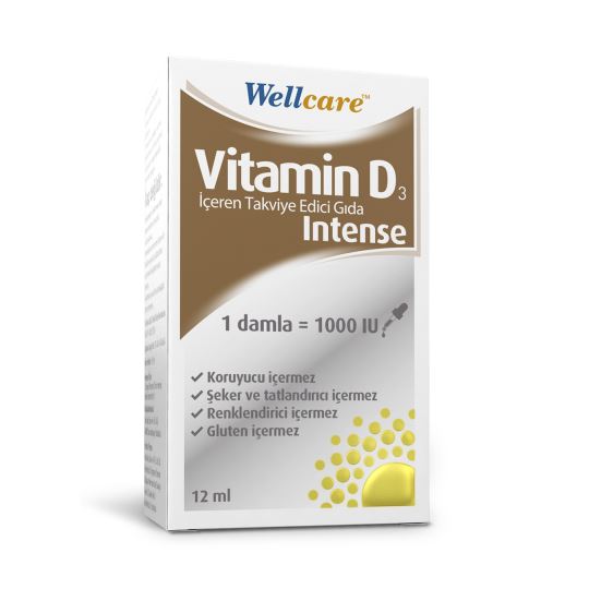 Wellcare Vitamin D3 İntense 1000 IU 12 ml