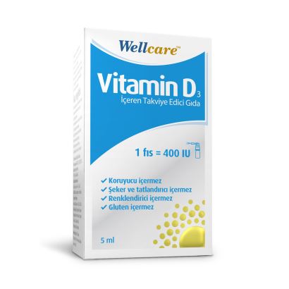 Wellcare Vitamin D3 400 IU Sprey 5 ml